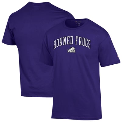  TCU Horned Frogs Champion Arch Over Logo T-Shirt - Purple